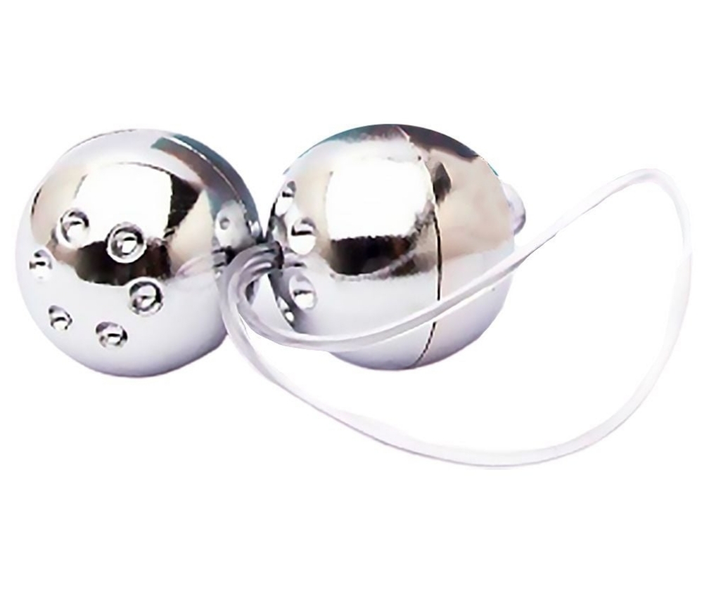 Bolinhas de Pompoar metal cromado